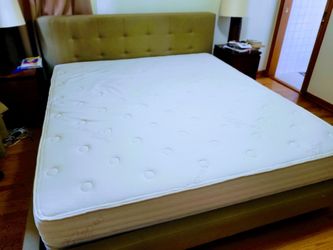 EcoTerra Hybrid Mattress, Queen, Firmness: Medium, good  Condition