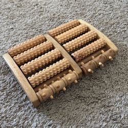 TheraFlow Foot Massager for Neuropathy & Plantar Fasciitis Relief  Wooden Foot Roller Massager, Neuropathy Pain 