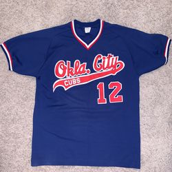 Oklahoma City Cubs Baseball Jersey OKC Chicago Vintage