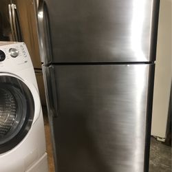 Frigidaire Refrigerator Top Freezer Stainless Steel 