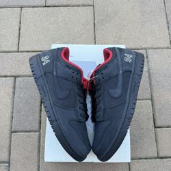Supreme x Nike SB Dunk Low Black size 10.5