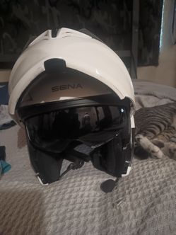 Sena helmet with Bluetooth and FM radio