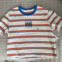 Vans Shirt Crop New With Tags!!
