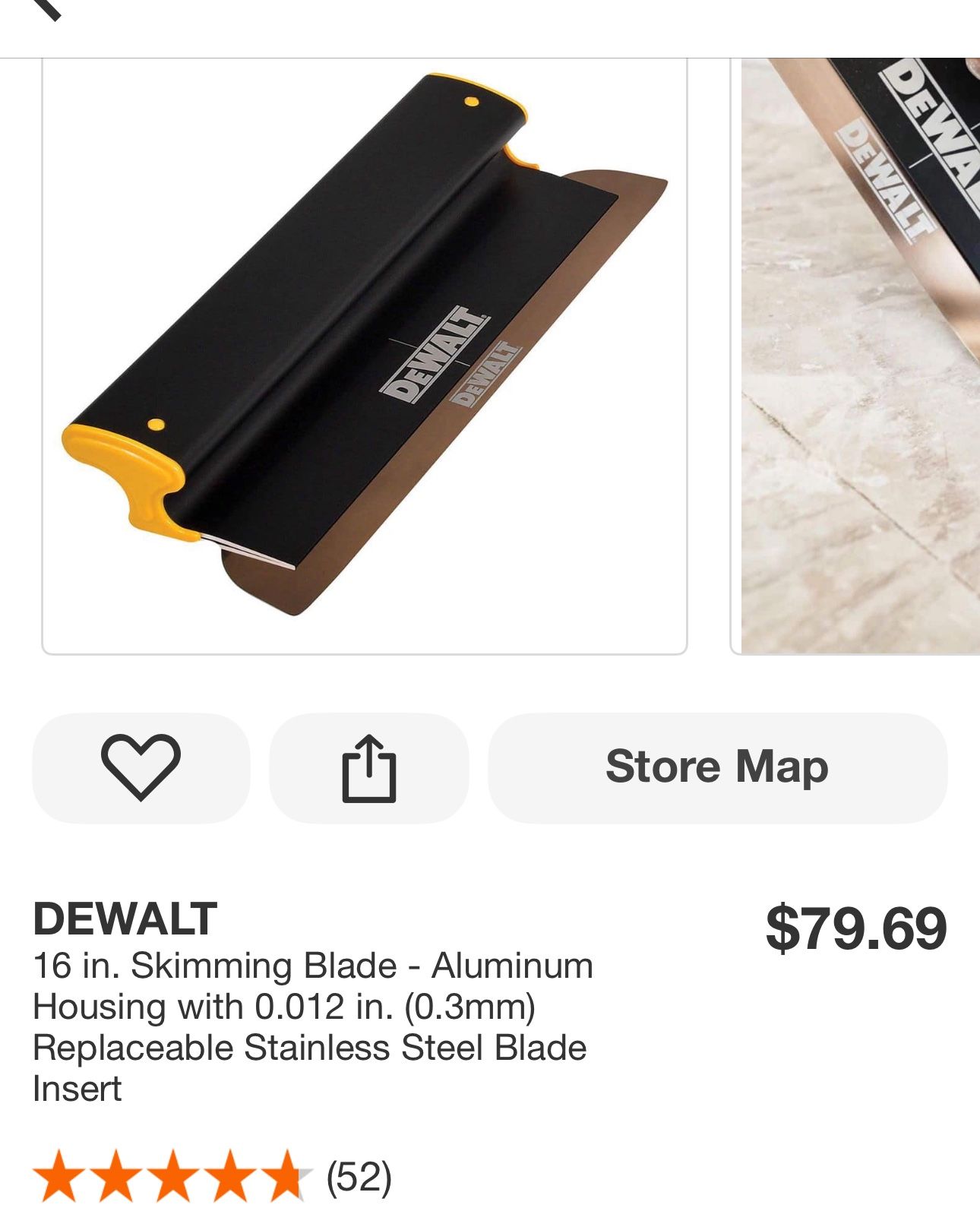 Dewalt 16” Skimming Blade