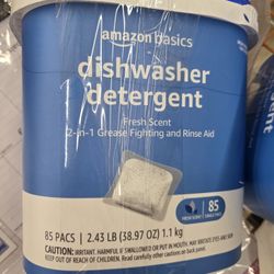Amazon Basics Dishwasher Detergent 85 Single Packs