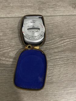 Tower Light Meter Model 9805 With Leather Case Vintage Sears