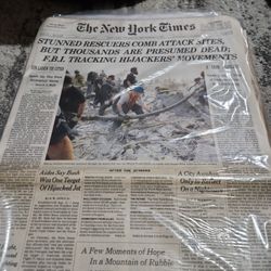 9-11 September 11 2001 attacks newspaper