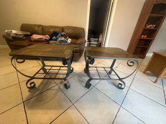 Tiled matching  side tables