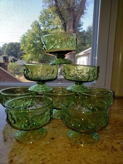 Vintage dessert glasses