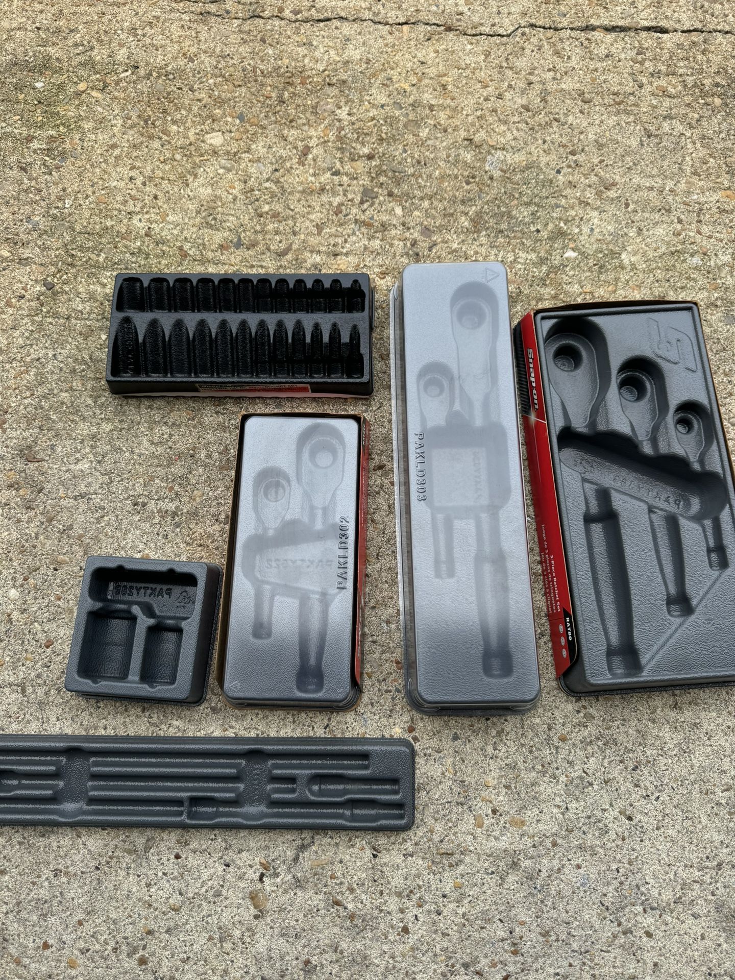 Snap On Ratchet Trays Extension 1/4 Socket Tray