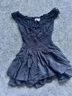 Black Romper Dress