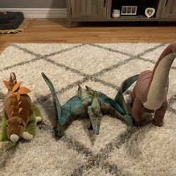 Dinosaur Plush Stuffed Animals (set of 3)