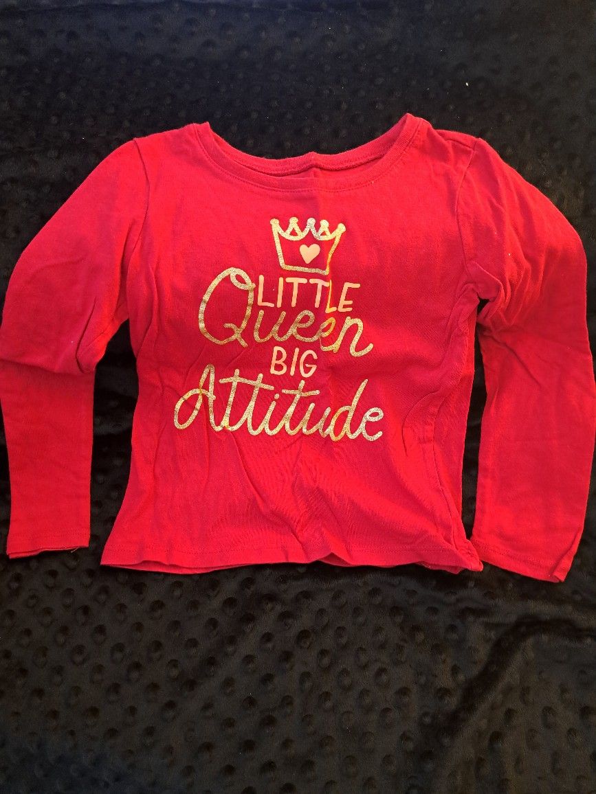Little Queen BIG Attitude Girl's long Sleeve
