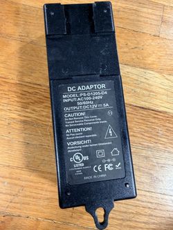 12V 5A DC Power Supply 4-Output Screw Terminal Adapter PS-D1205-D4