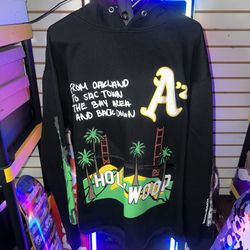 Homme Femme Hoodie Hollywood to NY Black 