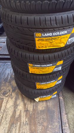 215/45/17 land golden tires 🛞