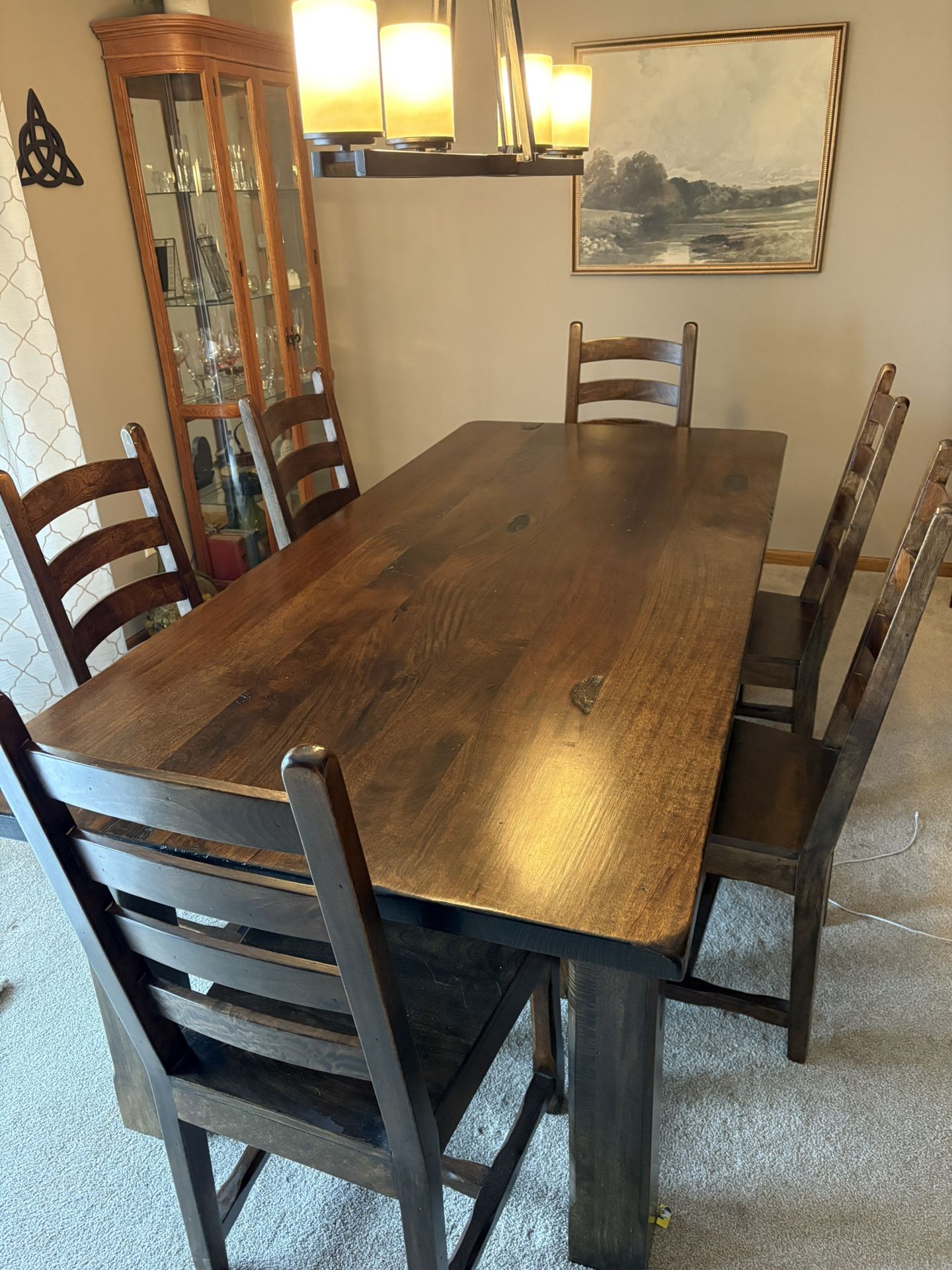 Walter E. Smithe Table and 8 Chairs