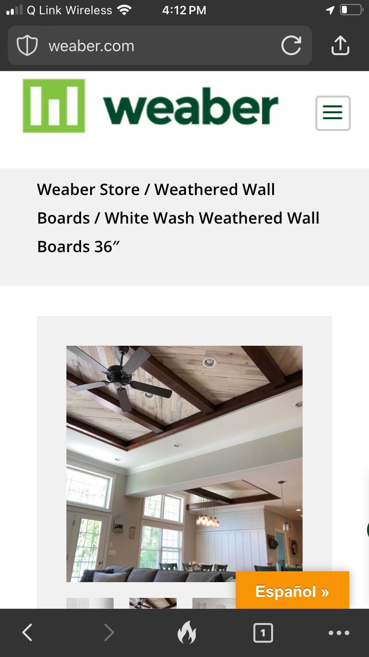 Weathered Hardwood Boards (16 Of Them) Full Unopened Boxes Weaber Home Depo 