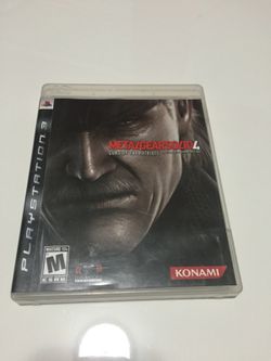 PS3 MetalGearSolid 4 game
