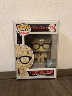 VAULTED Funko POP! MOVIES - Office Space 774 Sticky Note Man with Protector