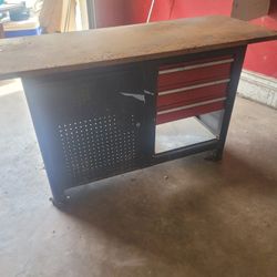Tool Box With Counter/work TableI 60 Inches Wide