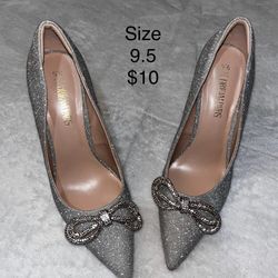 DREAM PAIRS Women's Sparkly Rhinestone Heels