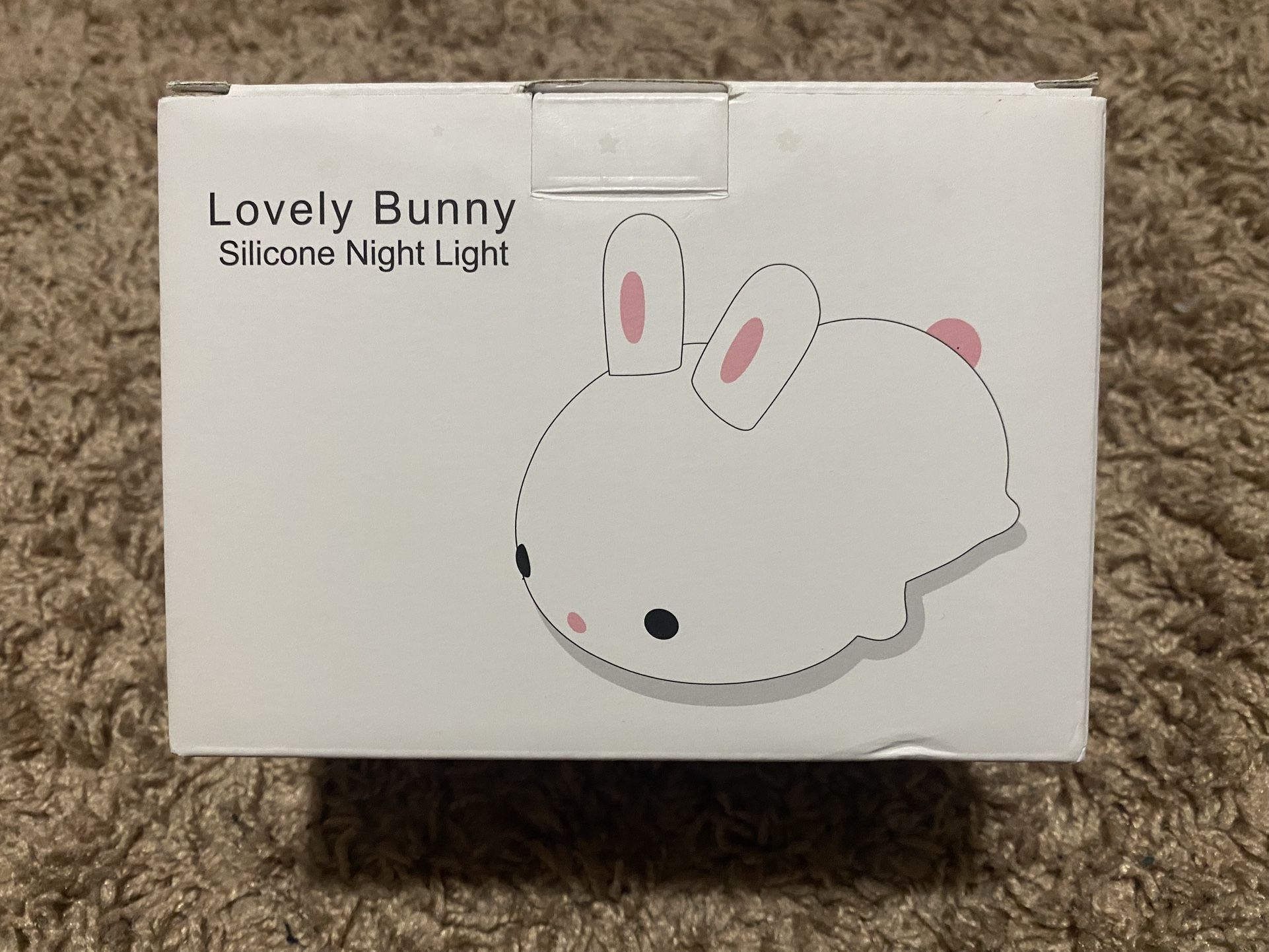 Bunny Lamp Night Light for Kids, 16 Colors Kids, TapControl+Rechargeable+Remote