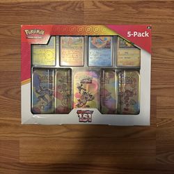 Costco Pokemon Scarlet & Violet 151 Mini Tin 5-pack