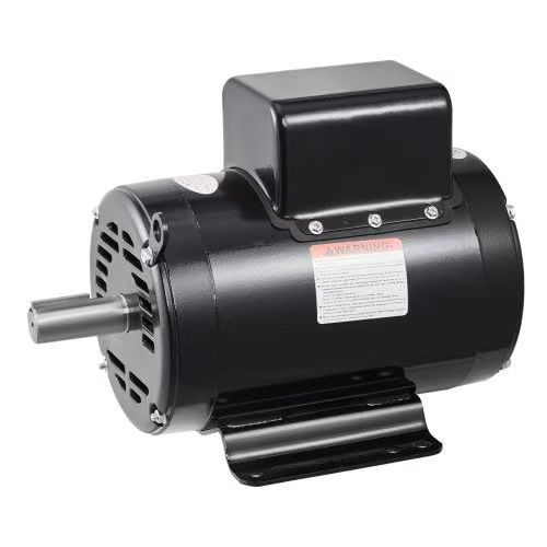 7.5HP Air Compressor Motor, 230V 31.6 Amps Electric Motor, 3450RPM 184T Frame, 1-1/8" Keyed Shaft, 2.75" Shaft Length for Air Compressors, Single Phas