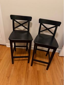 Two Ikea Counter Height Stools