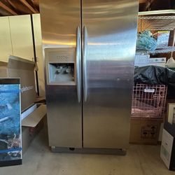 Kitchen Aid Stainless Steel Side By Side Refrigerator 