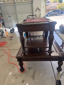 Glass Top Coffee table set