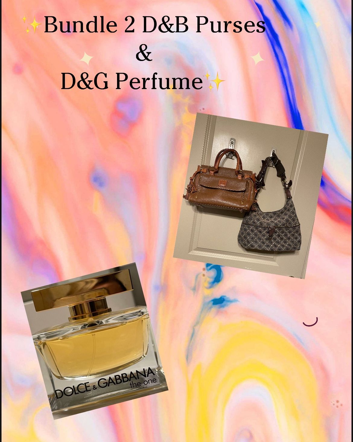 Dooney & Bourke Designer Bundle + Dolce & Gabbana Perfume- $80