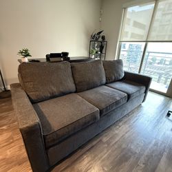 Living Spaces - Mathers Slate Sofa