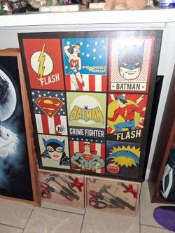 Cuadro de caricaturas de marvel clásico