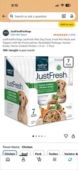 Dog food