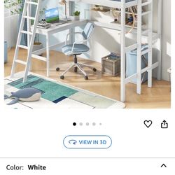 Twin Loft Bed With Under Desk