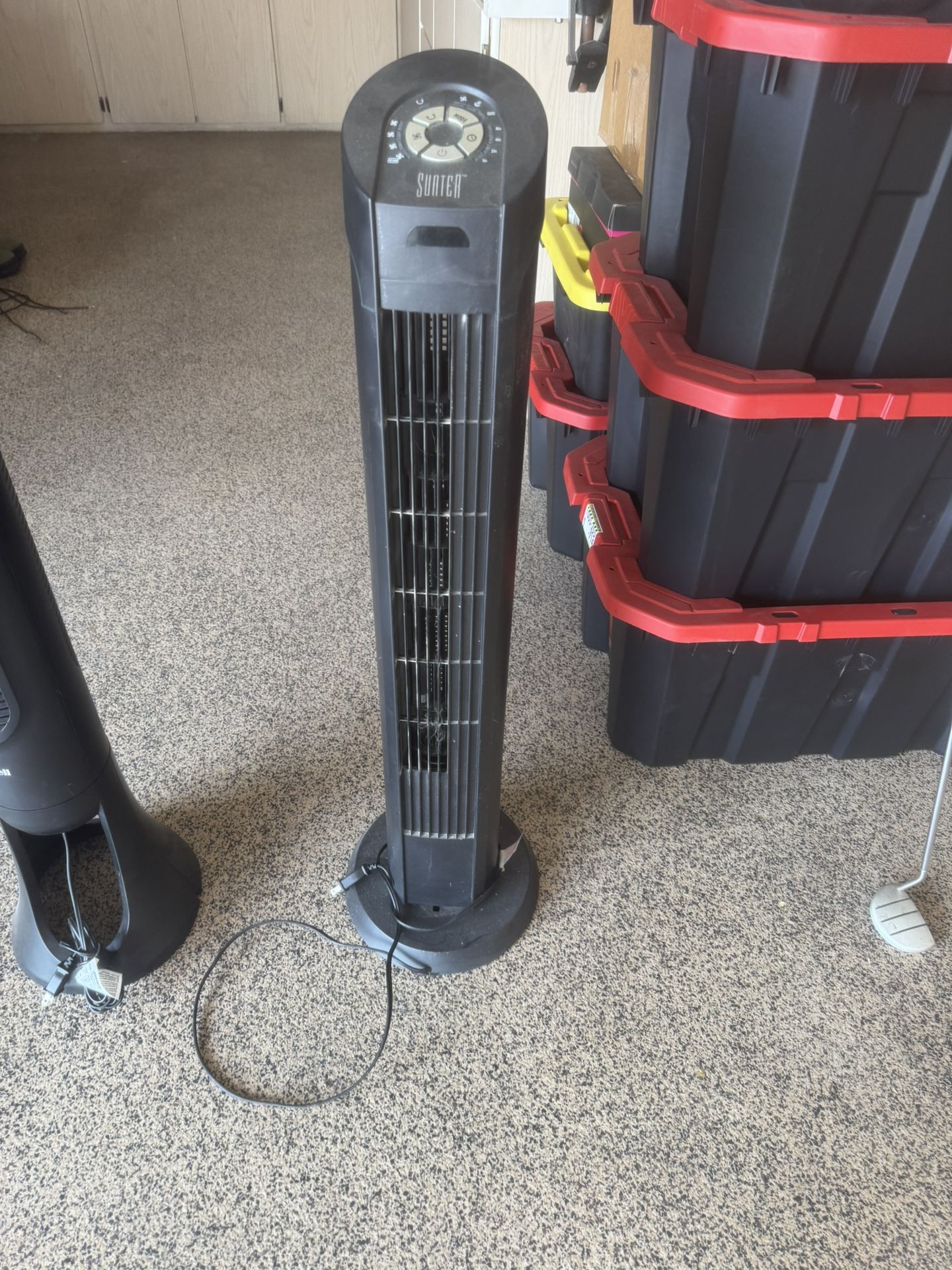 2 Different Floor Fans