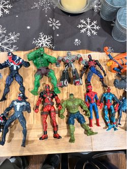 Marvel legends toy biz transformers dc action figure lot