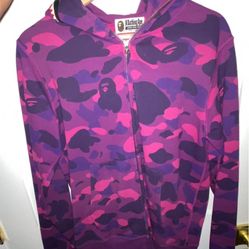 Purple Bape Shark Zip up 
