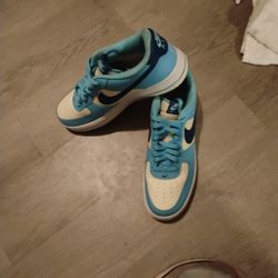 Blue And White Air Force 1 Size 12