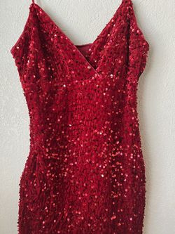 Red Sexy Short Dress