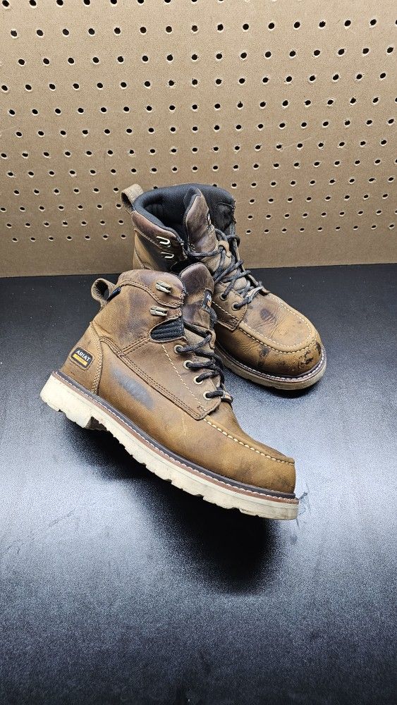 Size 8.5 D Ariat Work Boots Soft Toe