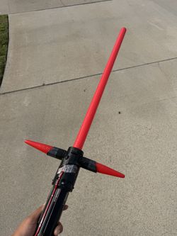 Kylo Ren red lightsaber from Disneyland