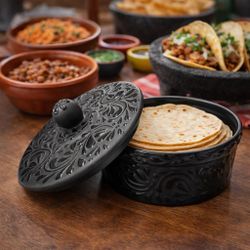Talavera tortilla warmer