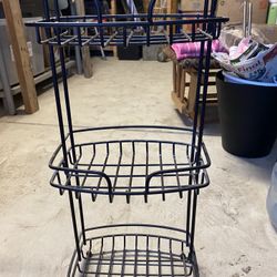 Bathroom Small Metal Shelves