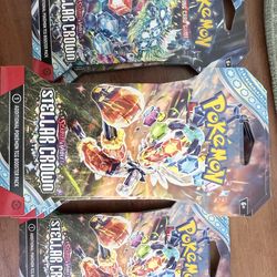 Stellar Crown Sleeved Booster Packs