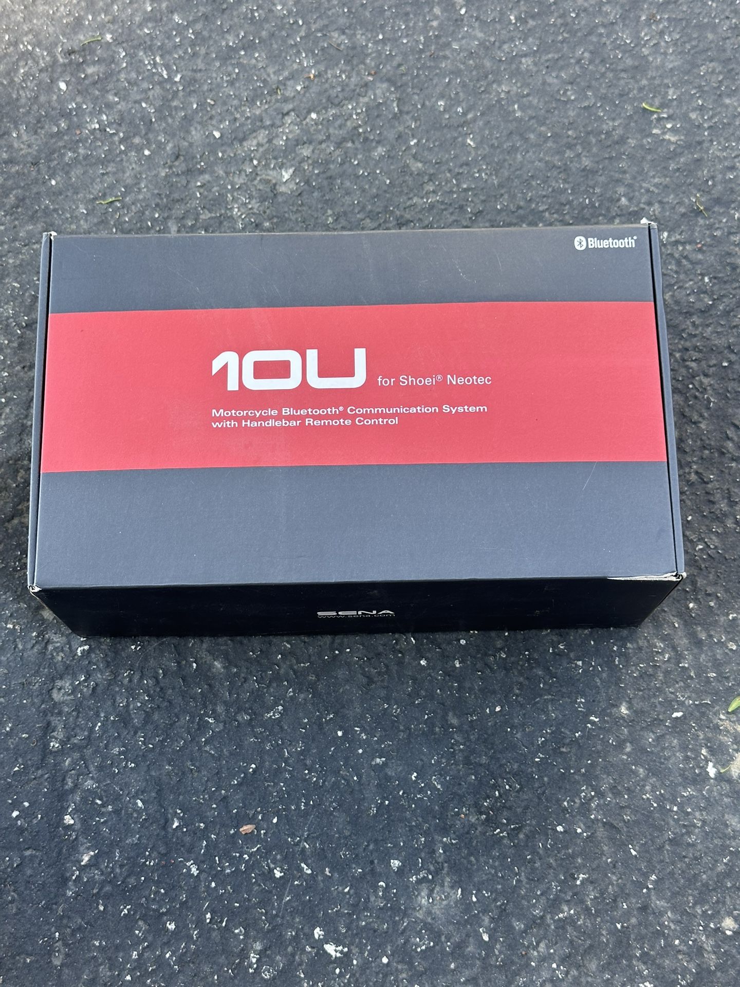 Sena 10U Motorcycle Communications System W/ Remote Control for Shoei Neotec 1