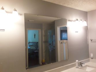 Frameless Mirror 3 ft × 3 ft