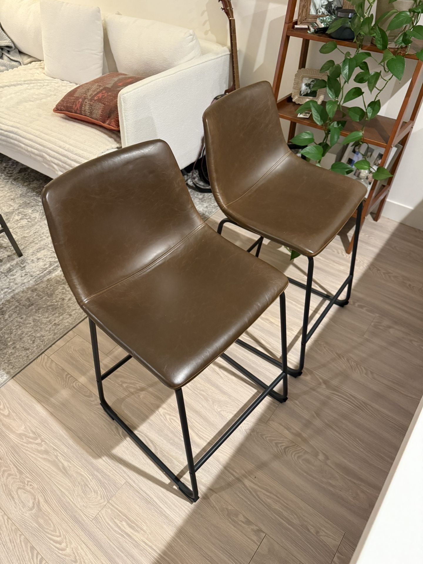 Brown Counter Stools